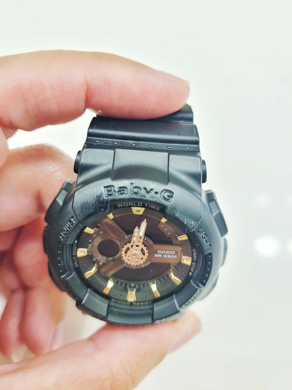 Casio Baby-G Black Shock Resistant Digital-Analog Watch